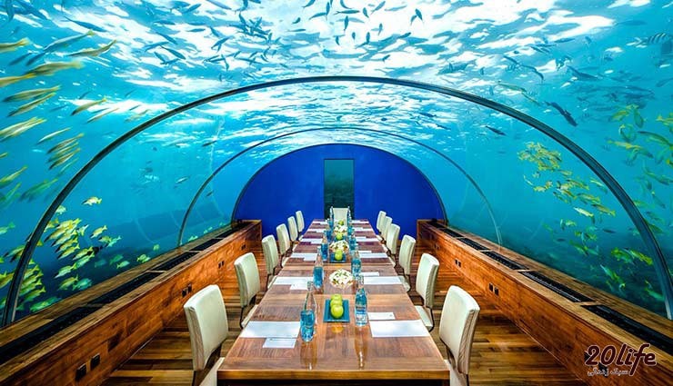 رستوران_ زیر آب در مالدیو-min